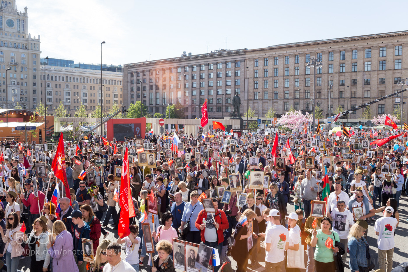 Canon EOS 6D sample photo. Immortal regiment procession in photography
