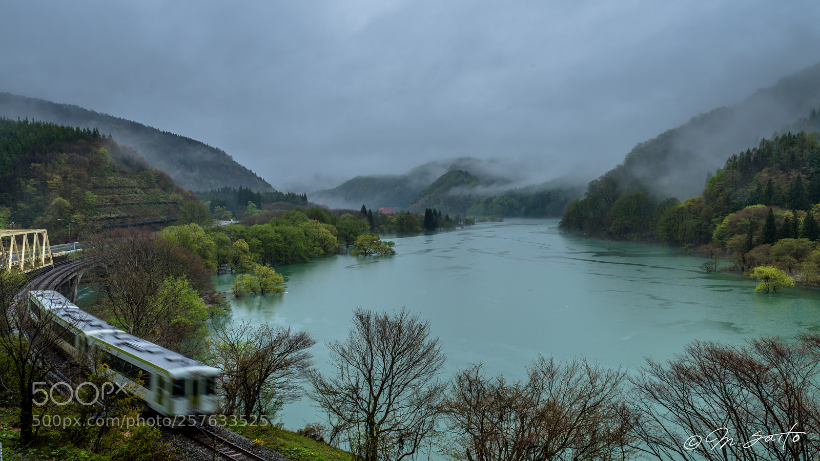 Pentax K-1 sample photo. Rainy morning photography