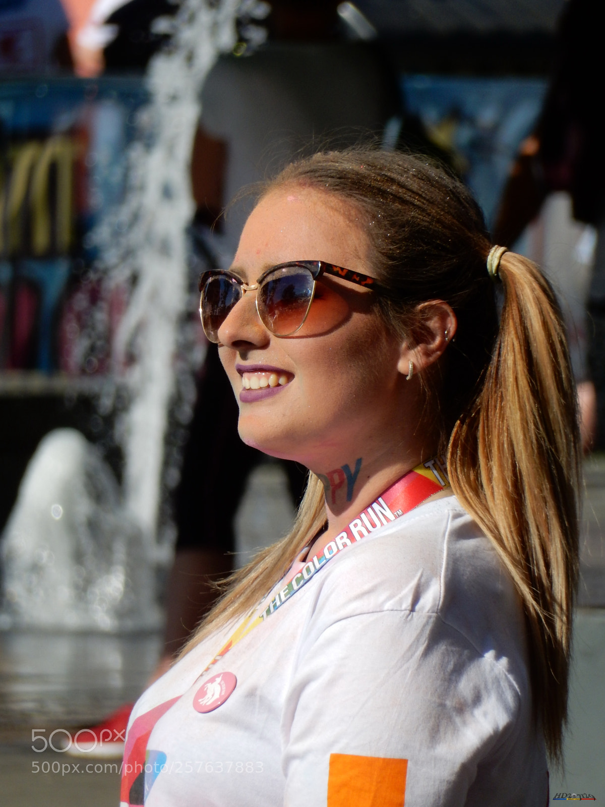Nikon Coolpix S9900 sample photo. The color run photography