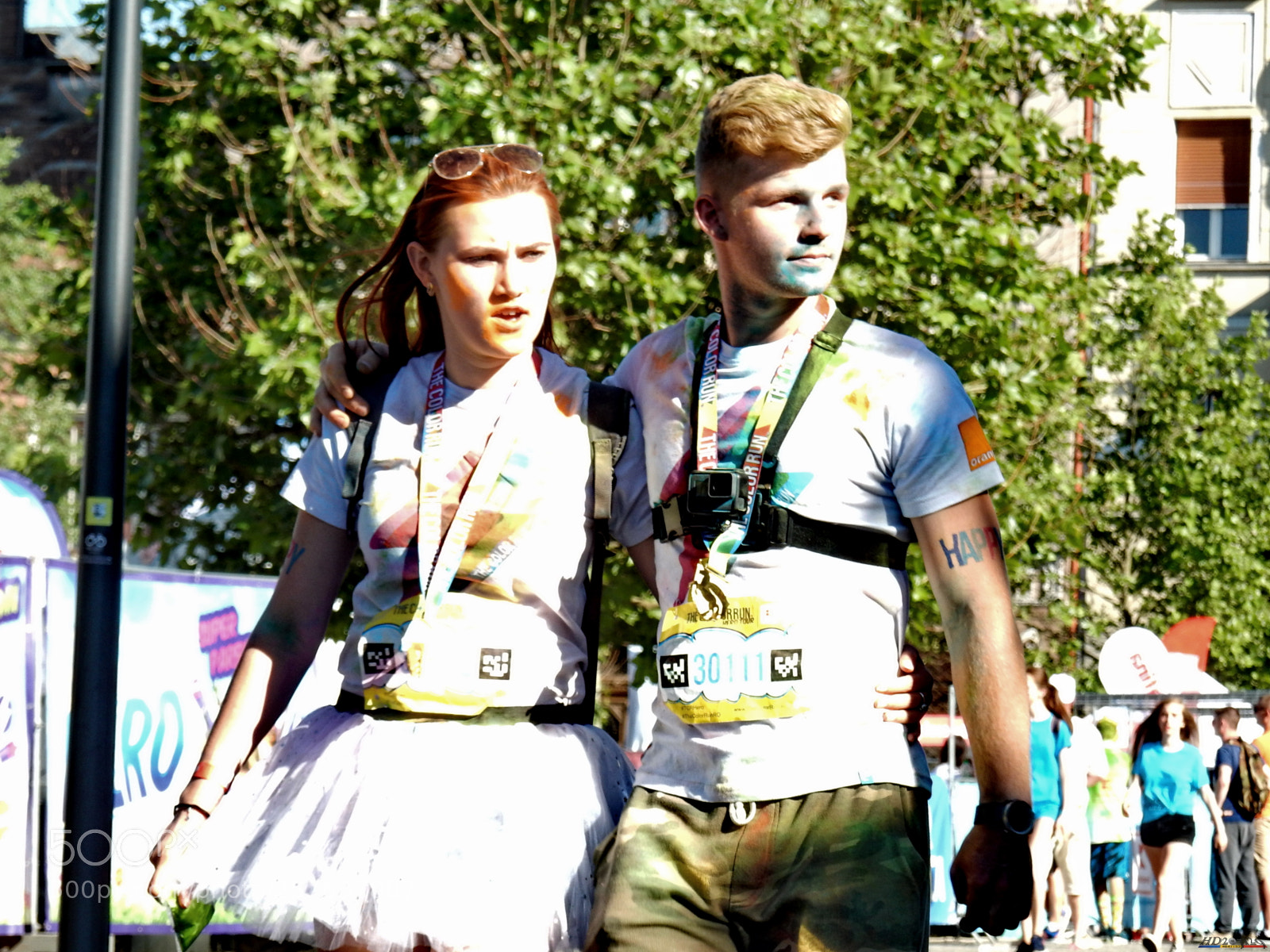 Nikon Coolpix S9900 sample photo. The color run photography