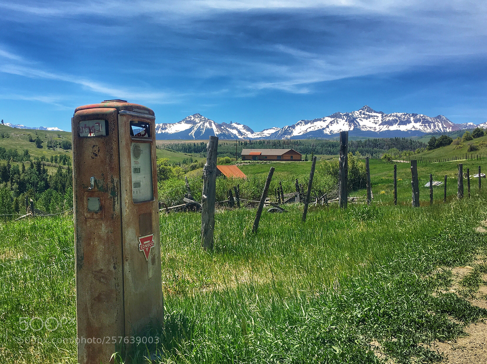 Apple iPhone 6s sample photo. Backcountry gas station photography