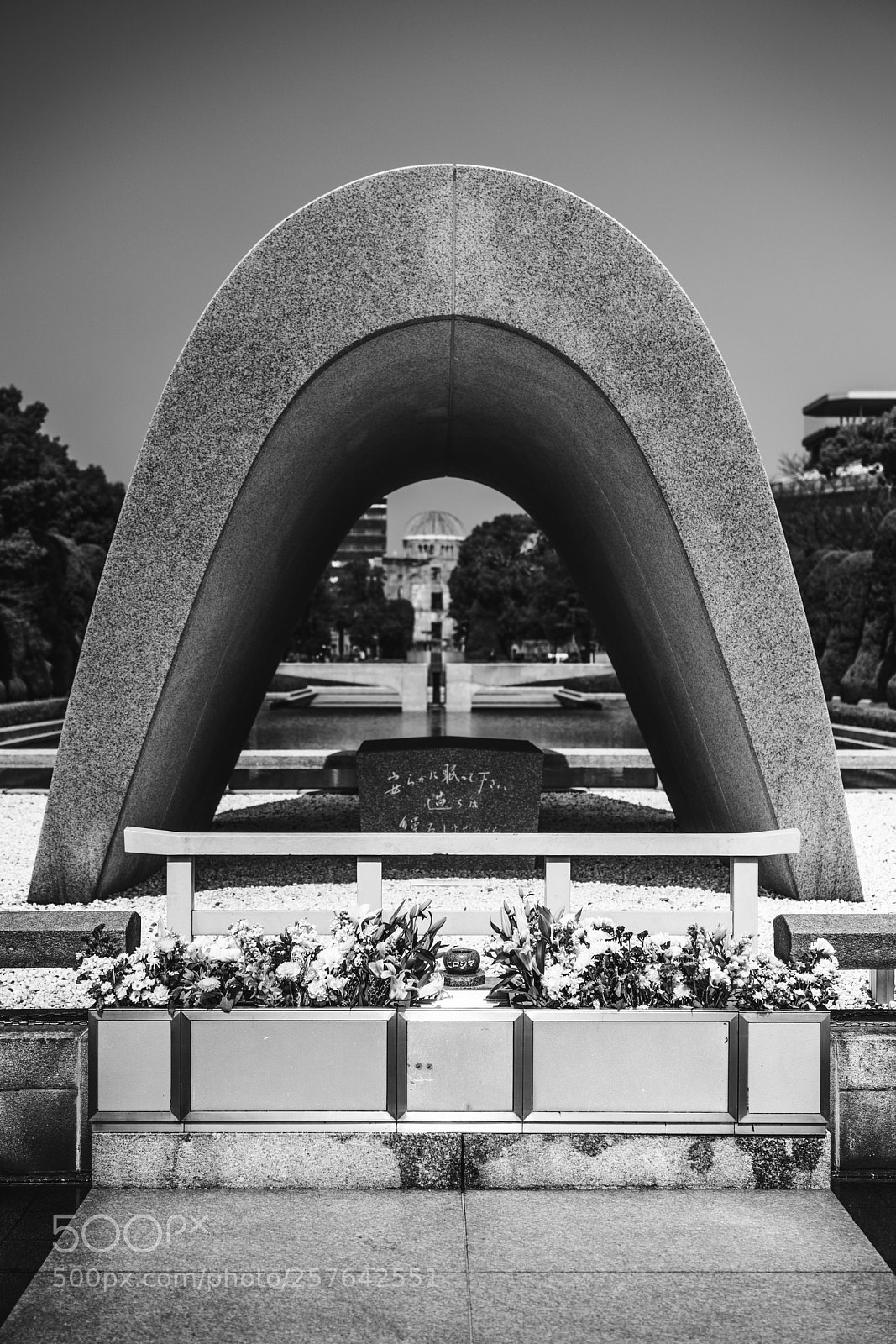 Sony a7R III sample photo. Hiroshima peace memorial photography