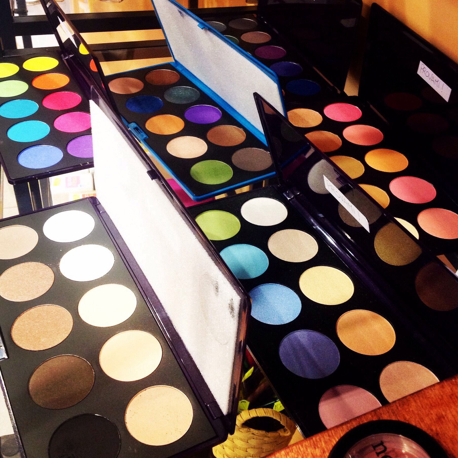 Apple iPad sample photo. Make-up colors!  photography