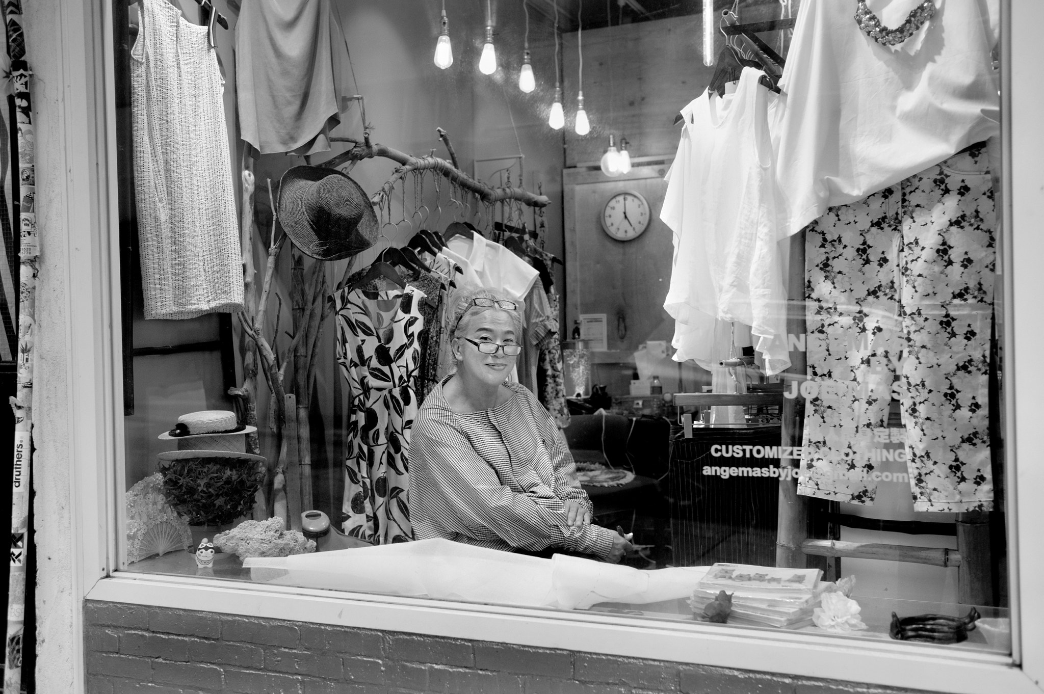 Leica M-Monochrom sample photo. Custom clothier photography