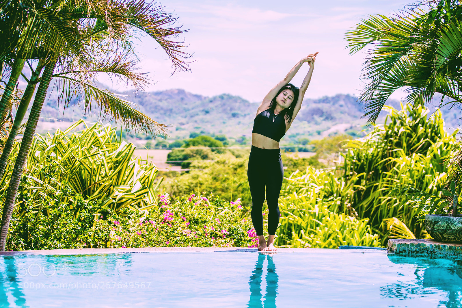 Canon EOS 5D Mark II sample photo. Yoga photography