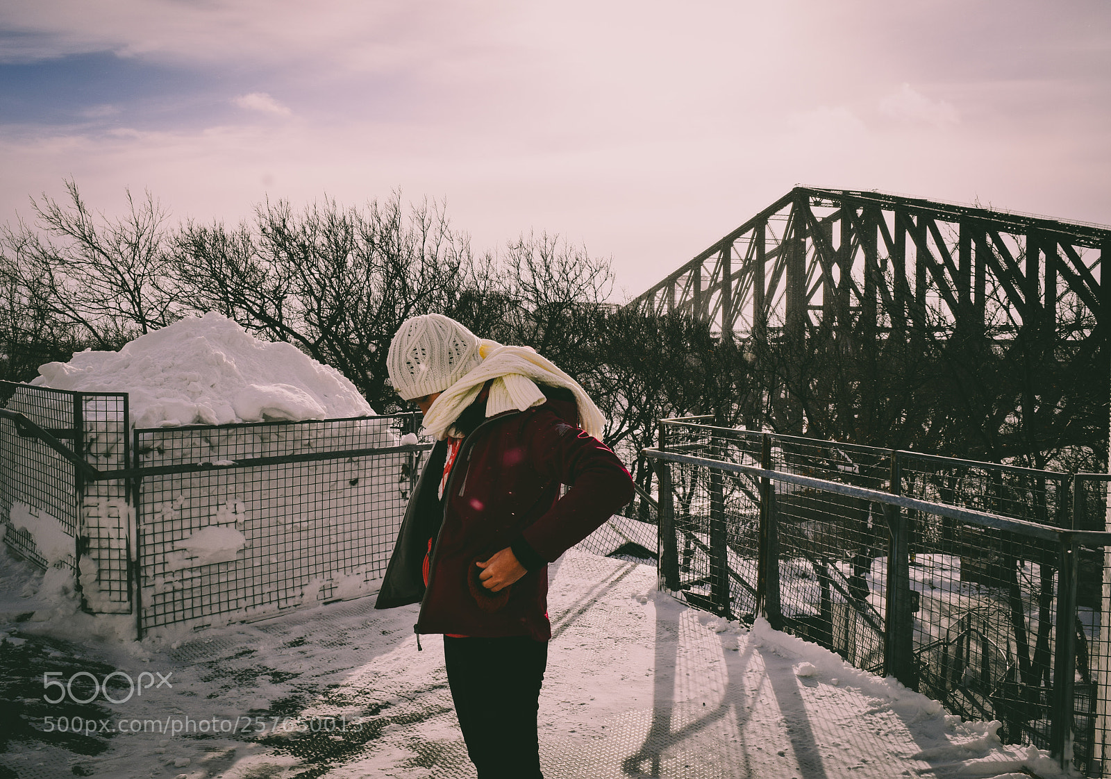 Nikon D3300 sample photo. Winter in quebec city photography