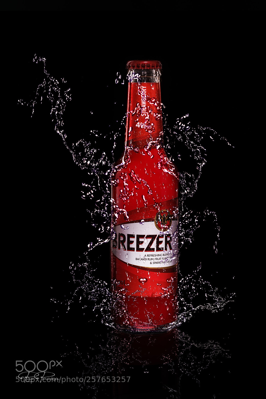 Nikon D810 sample photo. Bottle splash photography