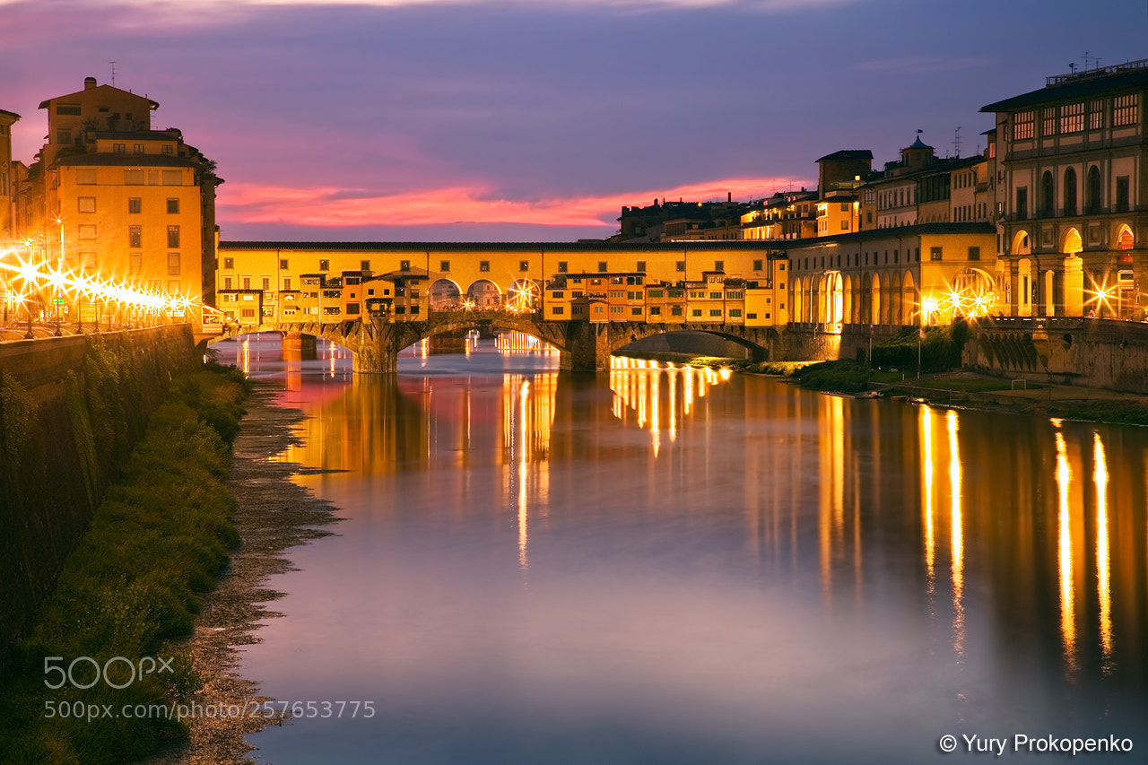 Canon EOS 5D sample photo. Ponte vecchio, florence, italy photography