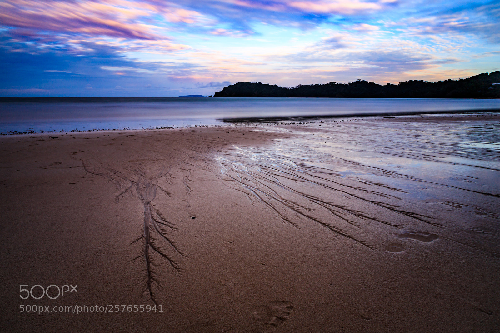 Canon EOS 6D Mark II sample photo. Tide marks and sunset photography
