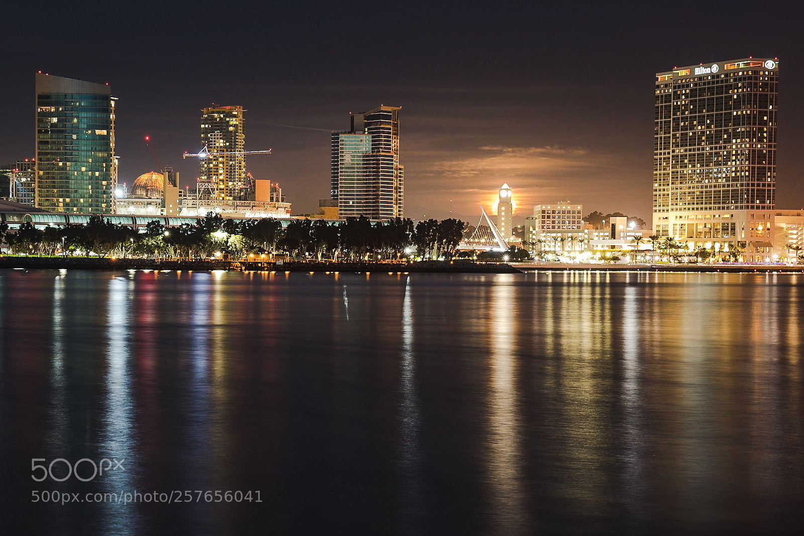 Sony a7R II sample photo. Moon rising photography