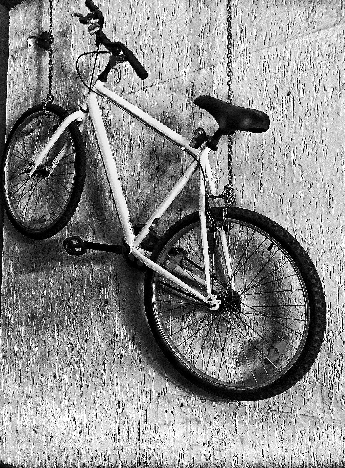 Apple iPhone 6 sample photo. Cycle on the wall photography