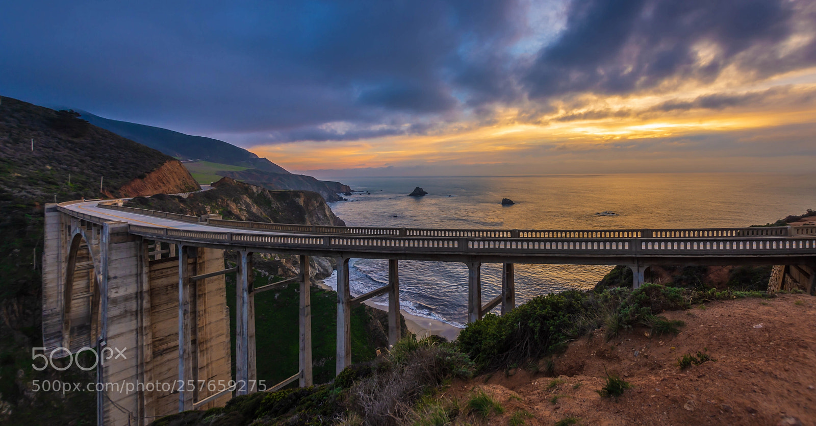 Nikon D7200 sample photo. Sunset over the bridge photography