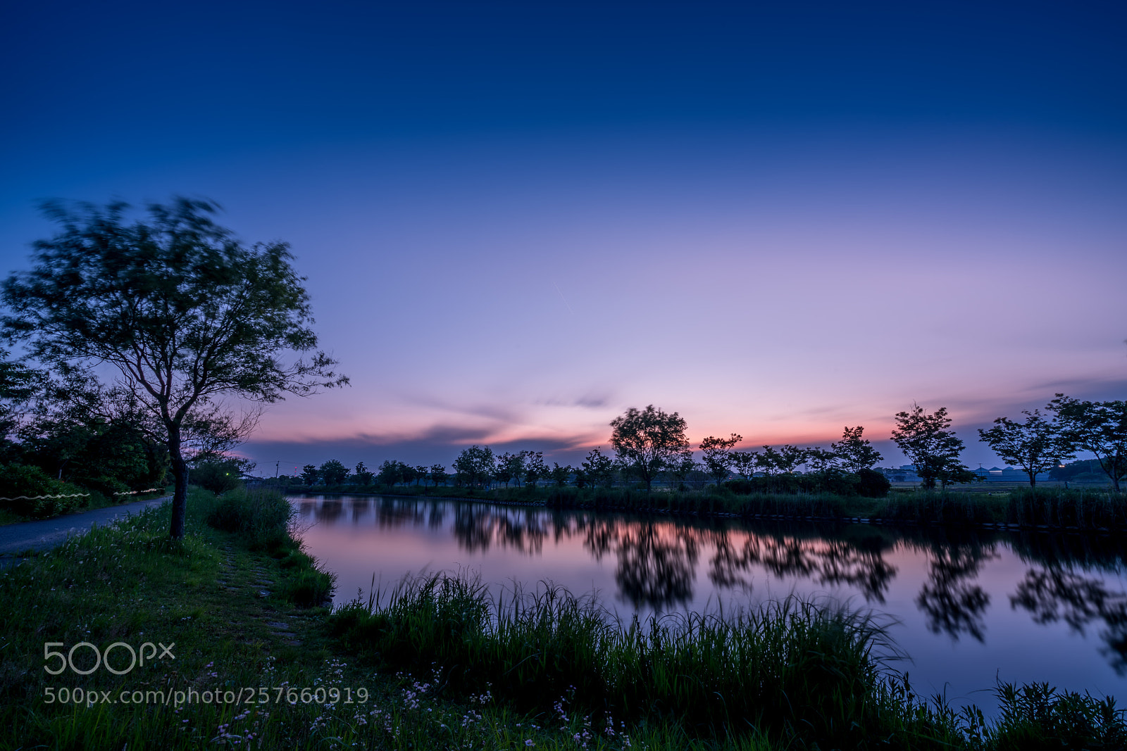 Sony a7R II sample photo. Landscape at evening in photography