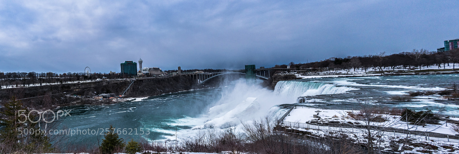Nikon D3300 sample photo. Niagara falls in winter photography
