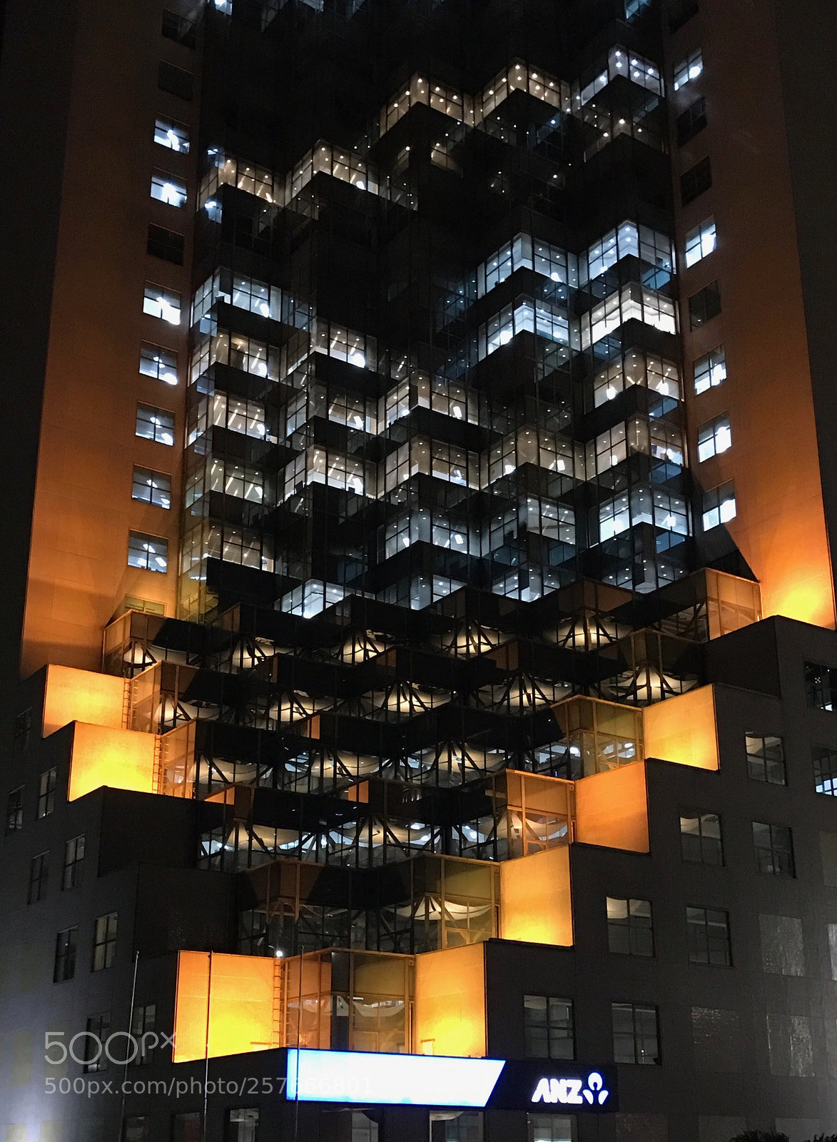 Apple iPhone 7 sample photo. Interesting lighting anz tower photography