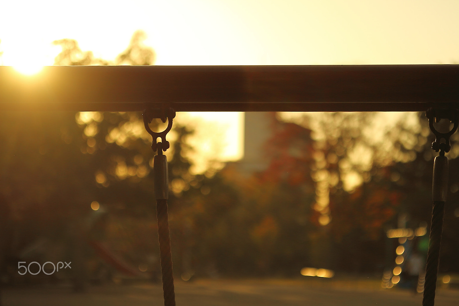 Canon EOS 7D + Canon EF 50mm F1.8 II sample photo. Twilight swings photography