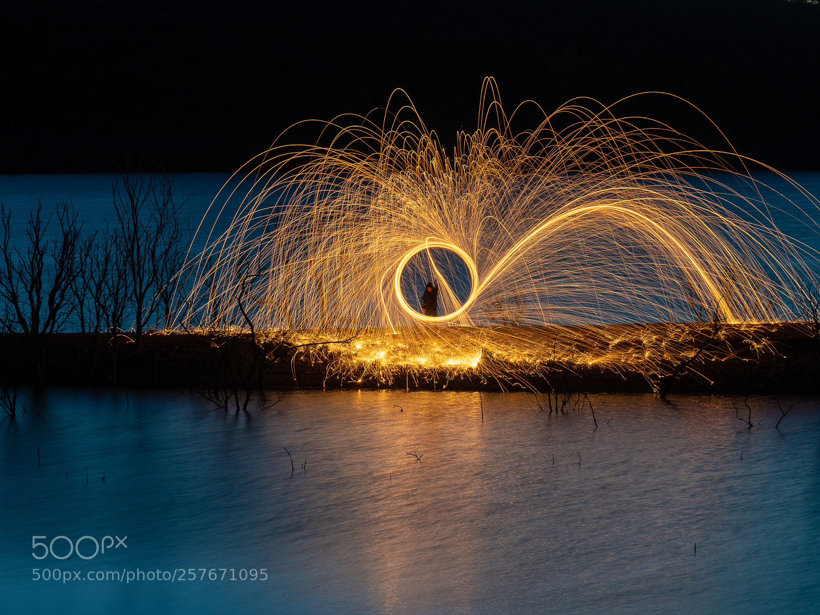 Olympus OM-D E-M5 II sample photo. Light painting photography
