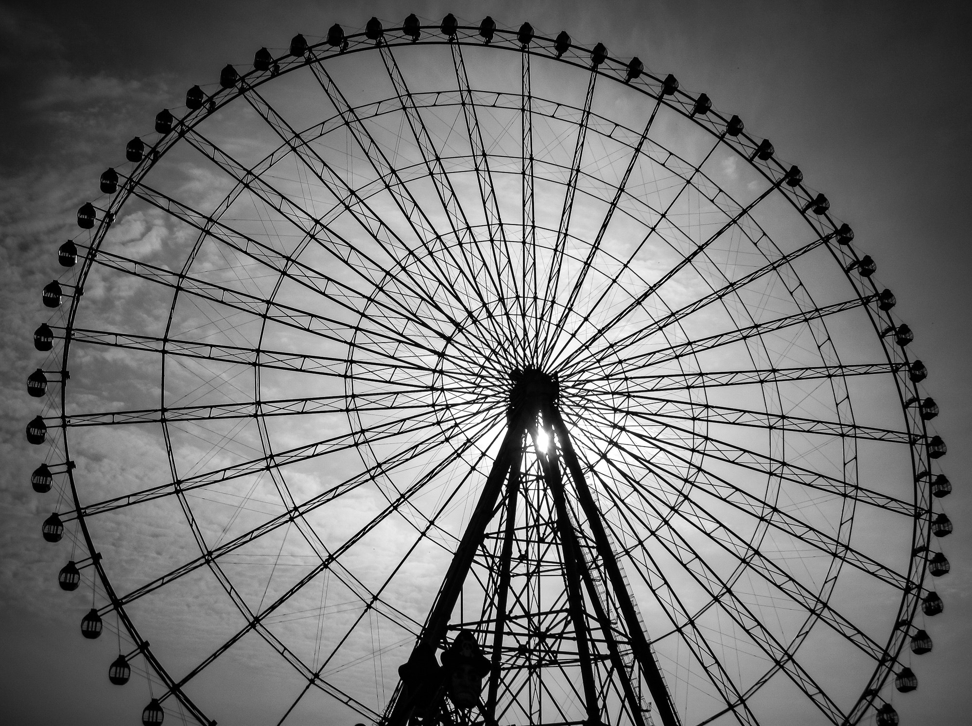 Canon PowerShot A1100 IS sample photo. Ferris wheel in wuxi china photography