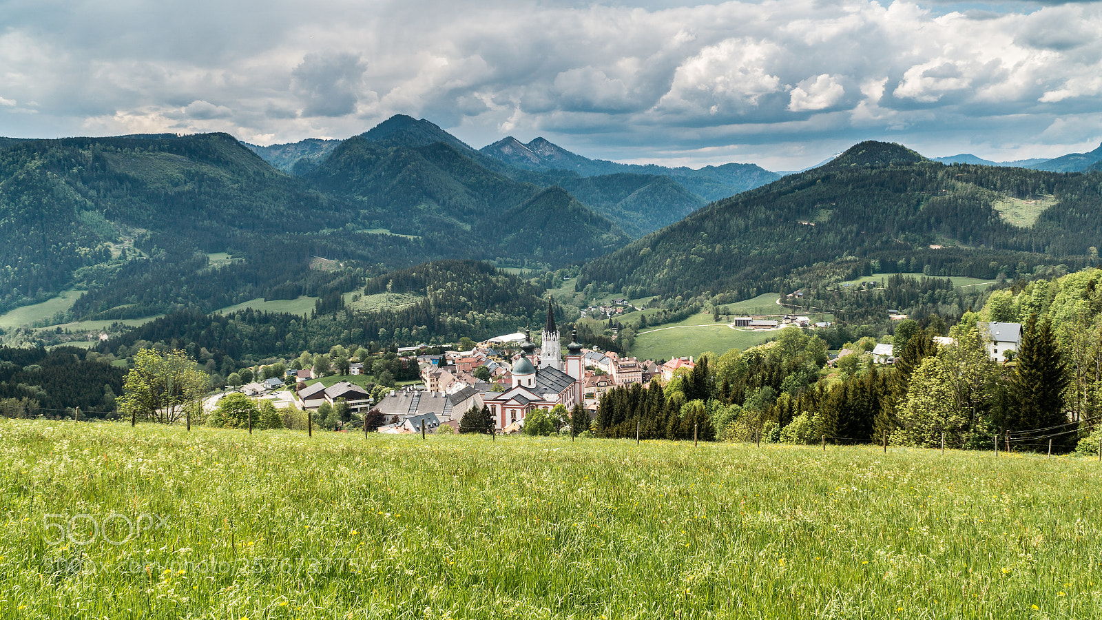 Sony a6000 sample photo. Mariazell panorama photography