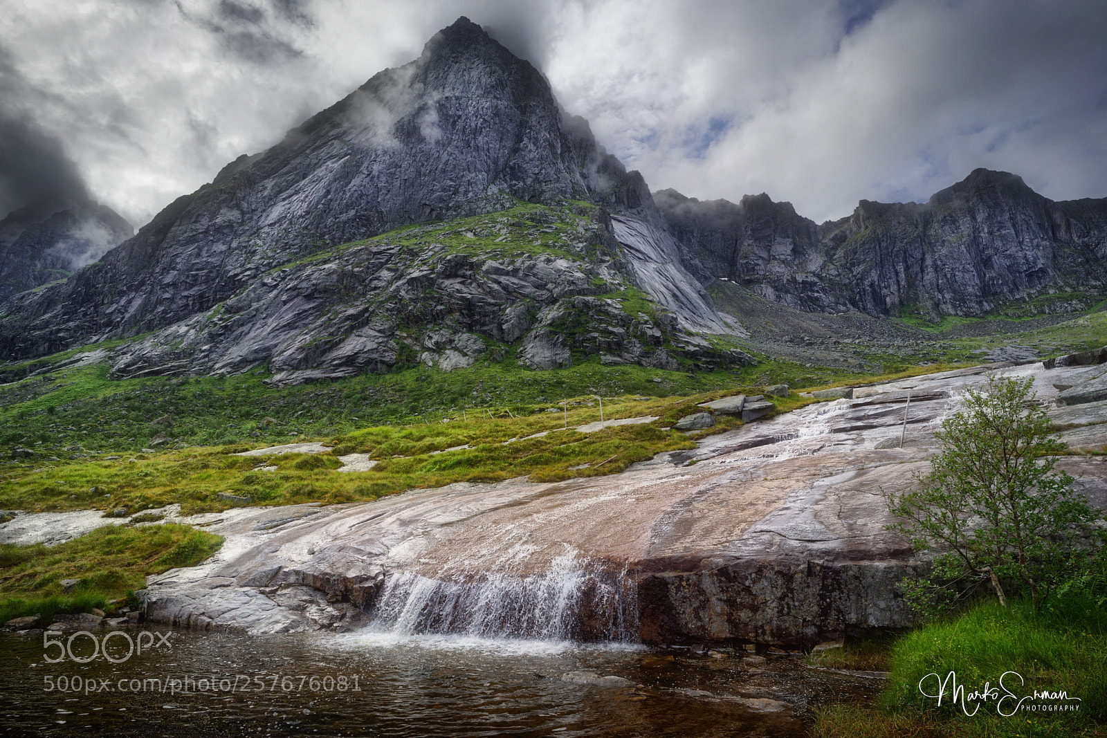 Sony a7R II sample photo. Stortinden waterfall photography
