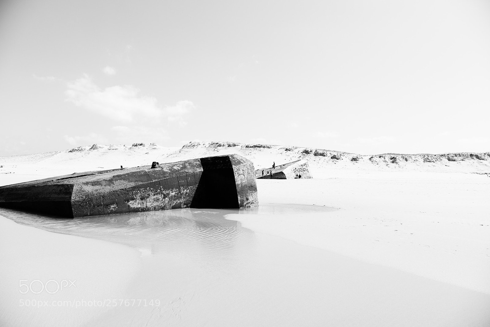 Nikon D750 sample photo. Beached german blockhaus / bunker photography