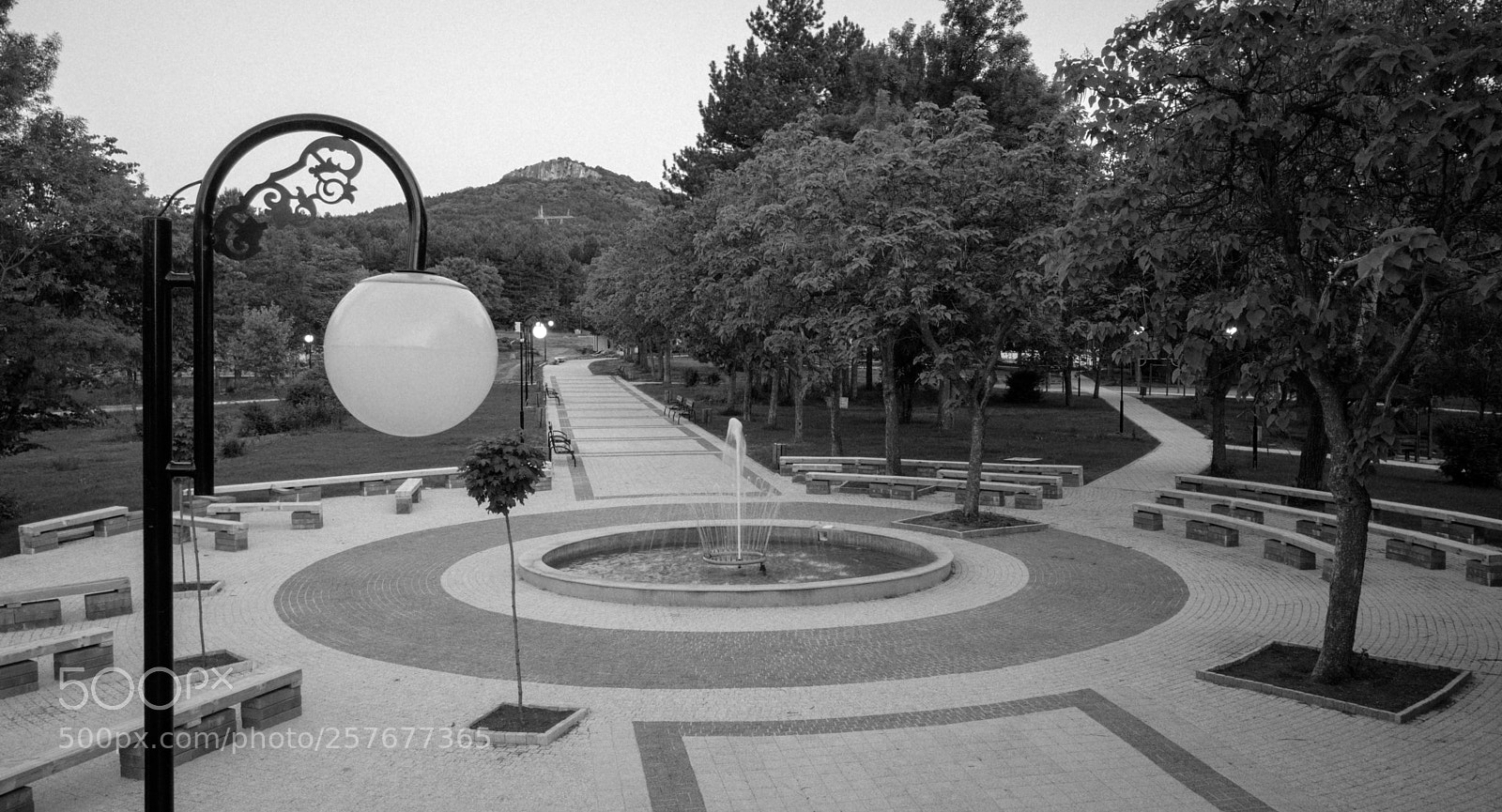 DJI FC220 sample photo. Lonely morning ilford photography