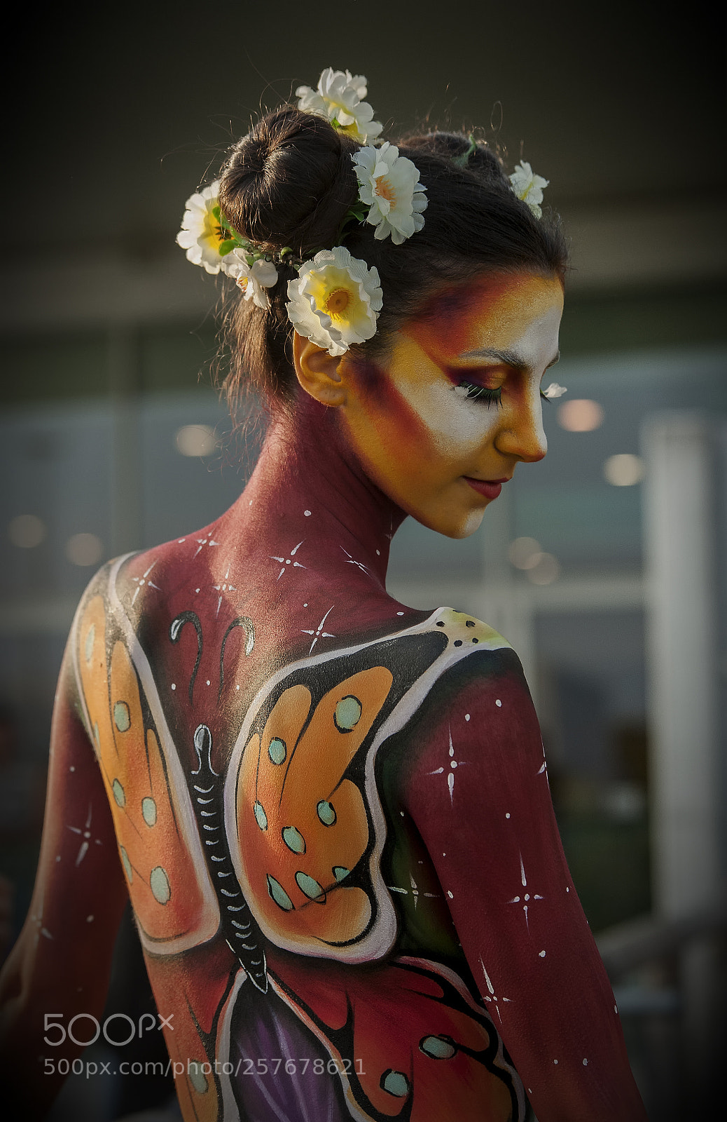 Nikon D700 sample photo. Body painting photography