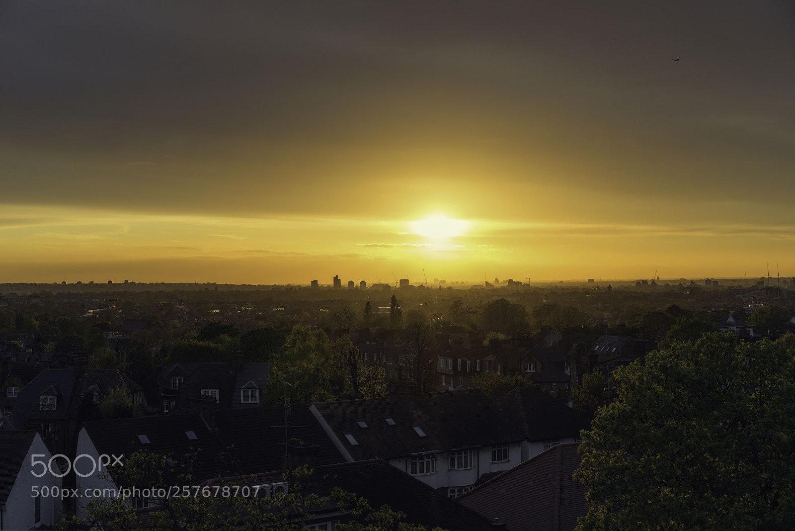Sony a7R sample photo. Setting sun over london photography