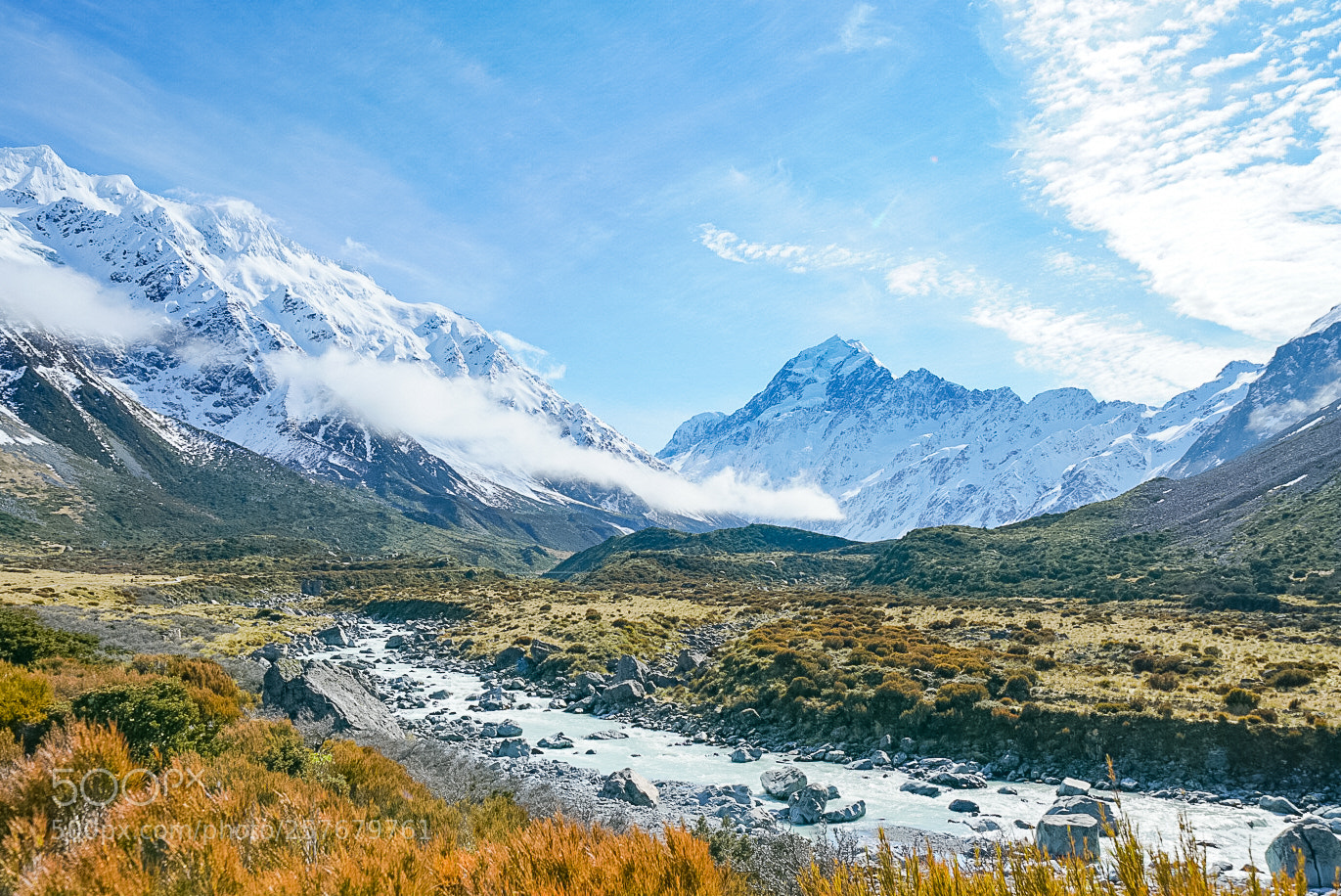 Sony a7R II sample photo. Mountains with river. photography