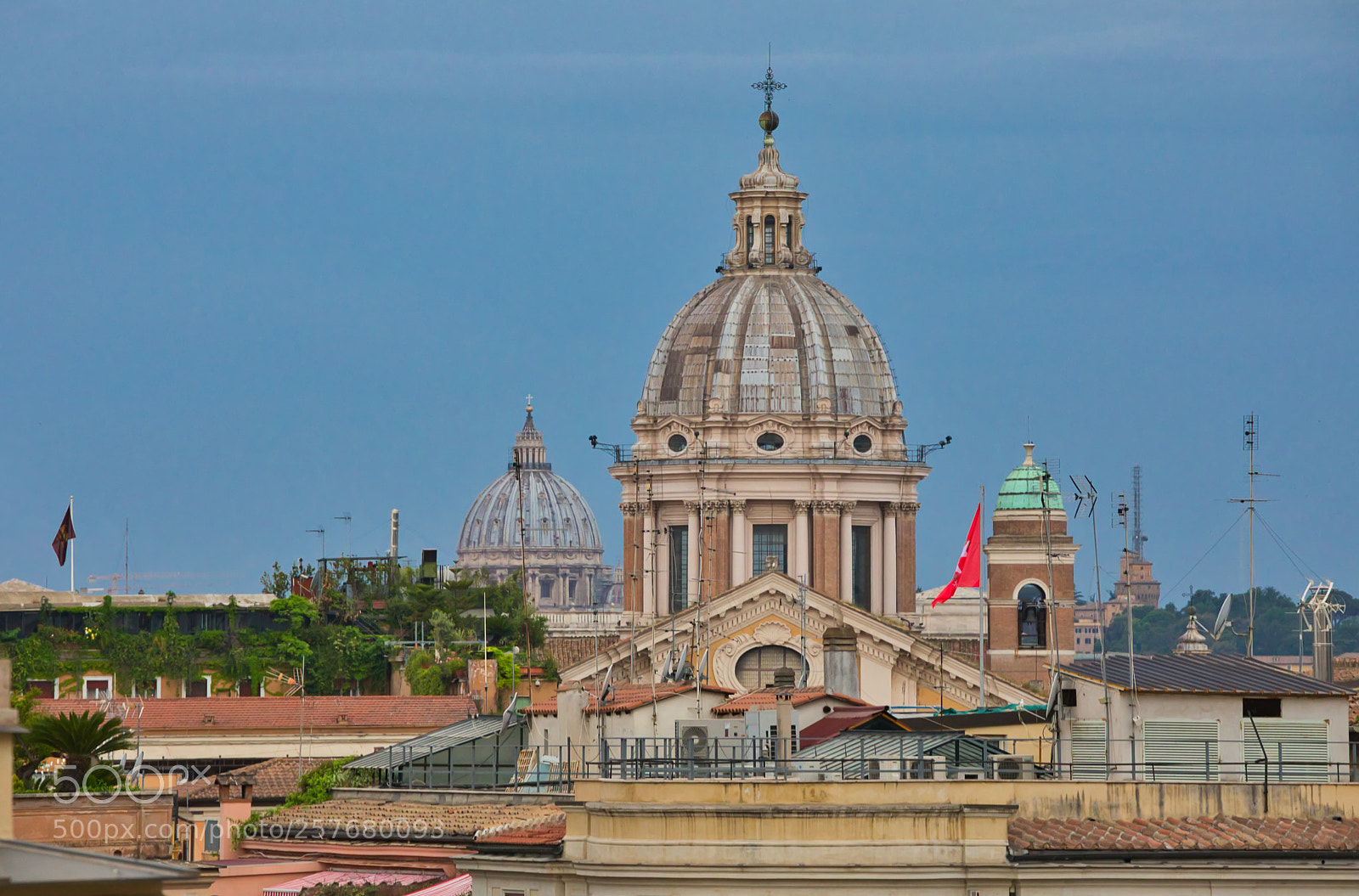Canon EOS 5D Mark IV sample photo. Rome roofs photography