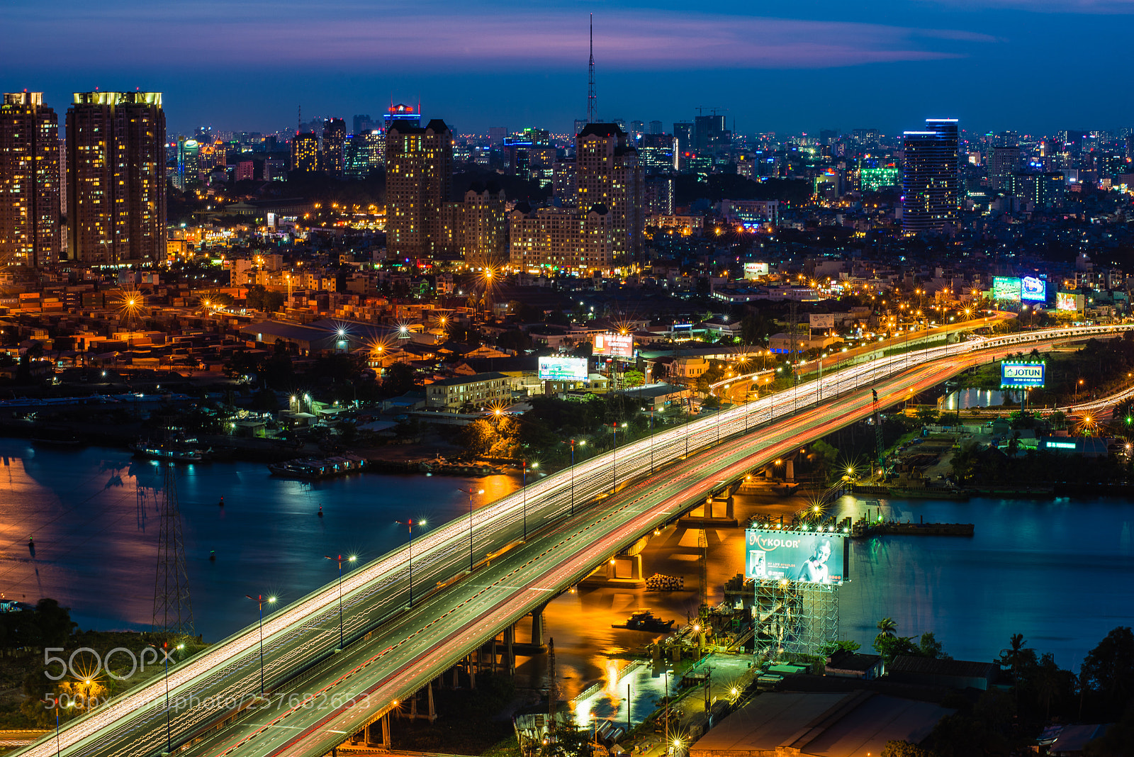 Nikon D800 sample photo. Saigon bridge photography