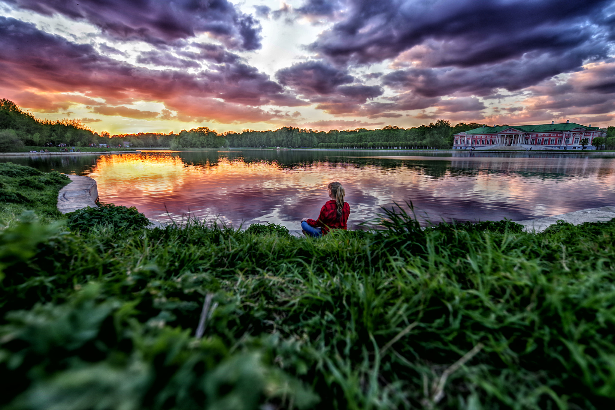 Pentax K-1 Mark II sample photo. Sunset in moscow photography