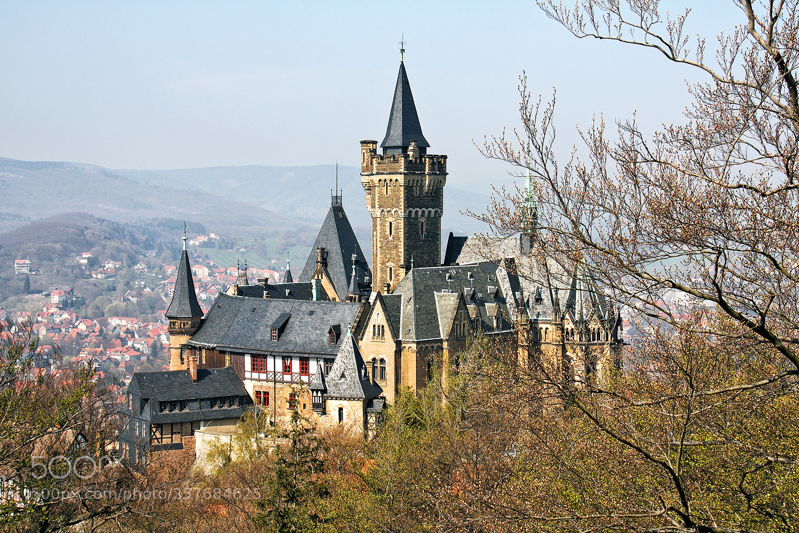 Canon EOS 450D (EOS Rebel XSi / EOS Kiss X2) sample photo. Wernigerode castle photography