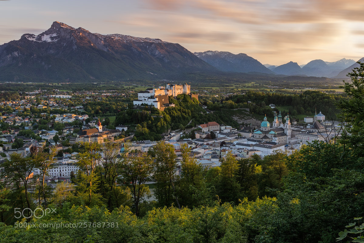 Canon EOS 7D Mark II sample photo. Sunset salzburg photography