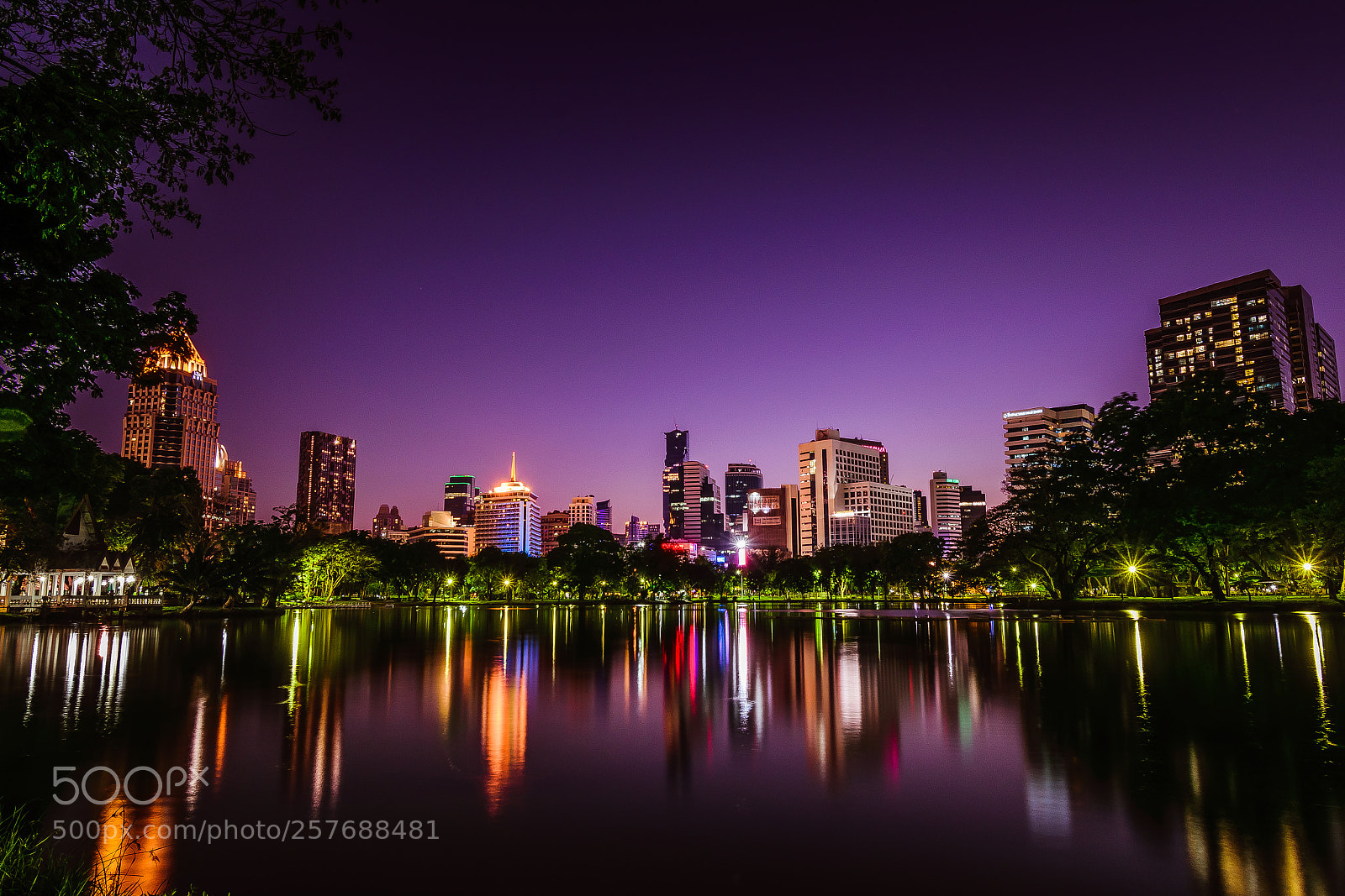 Nikon D5300 sample photo. View from lumphini park photography