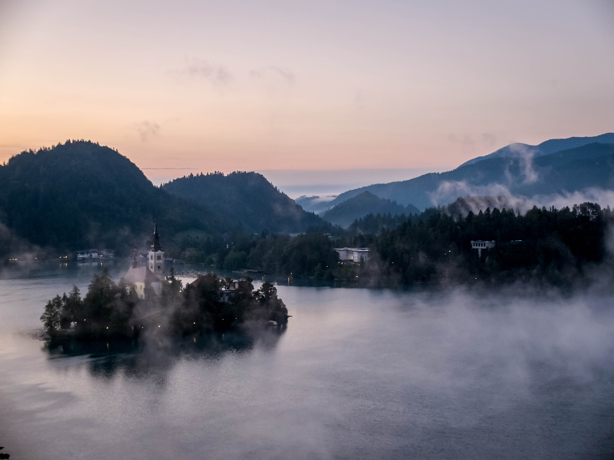 Fujifilm X20 sample photo. Sunrise - bohinj lake photography
