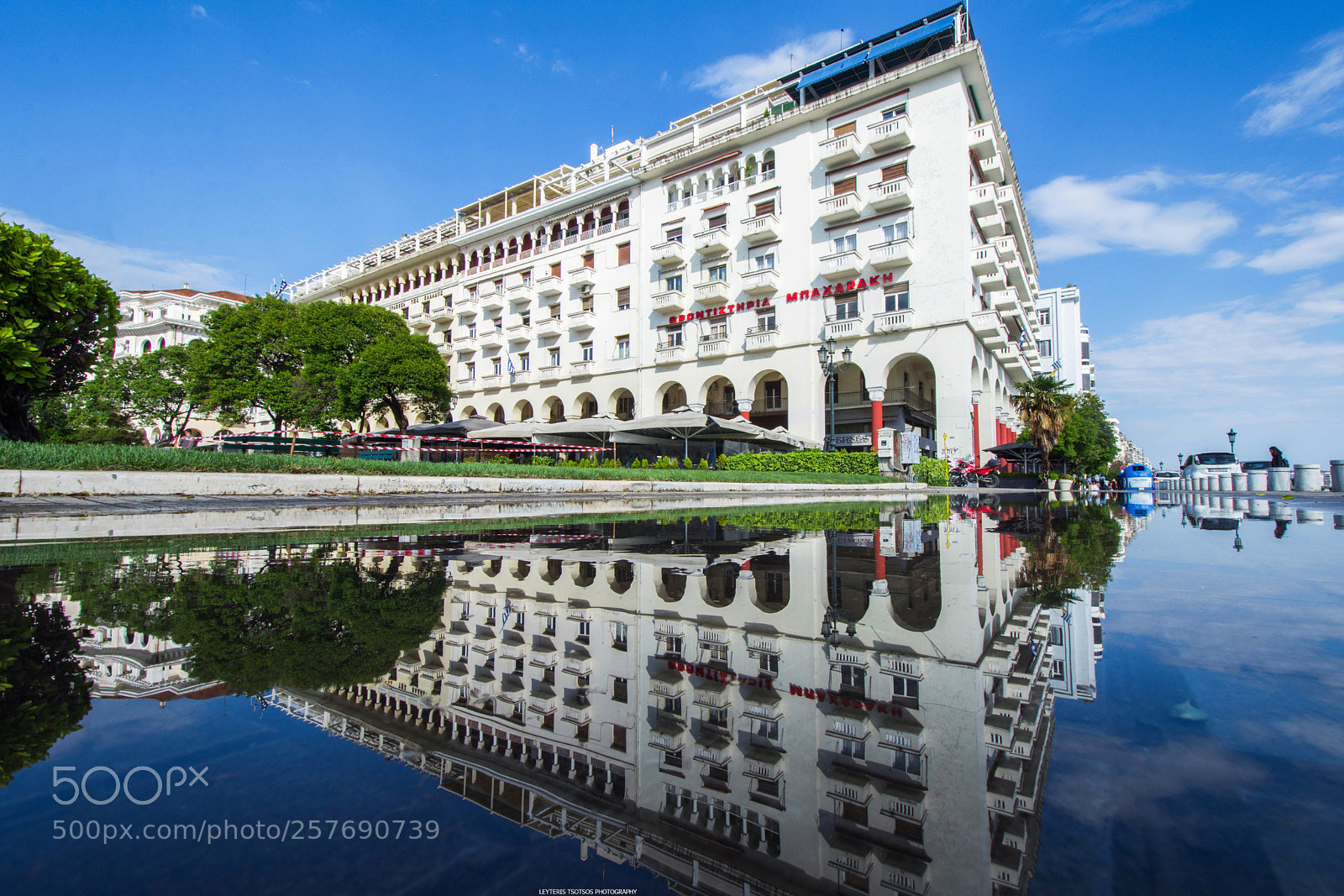 Nikon D7200 sample photo. Reflection thessaloniki city photography