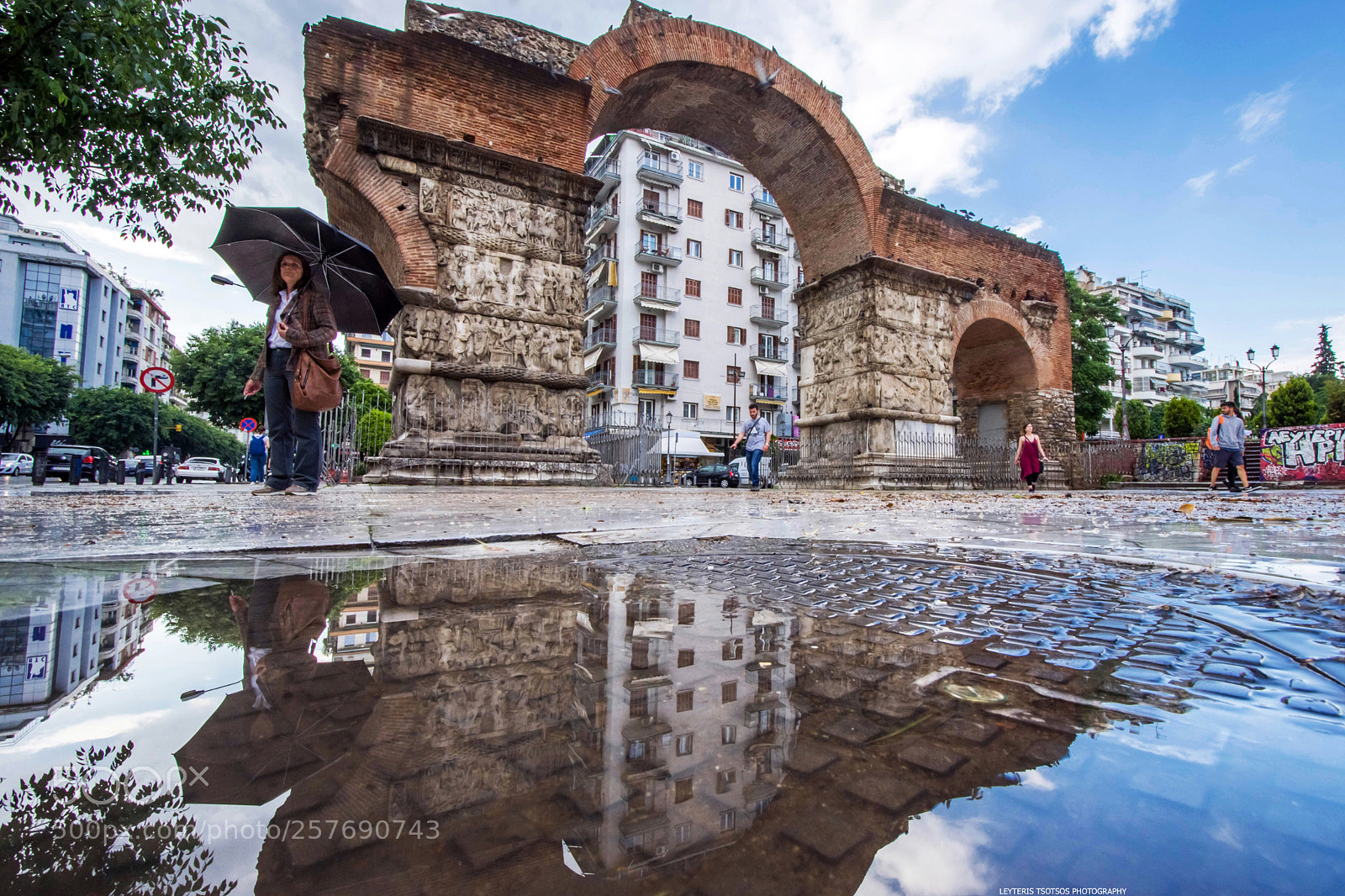 Nikon D7200 sample photo. Reflection thessaloniki city photography