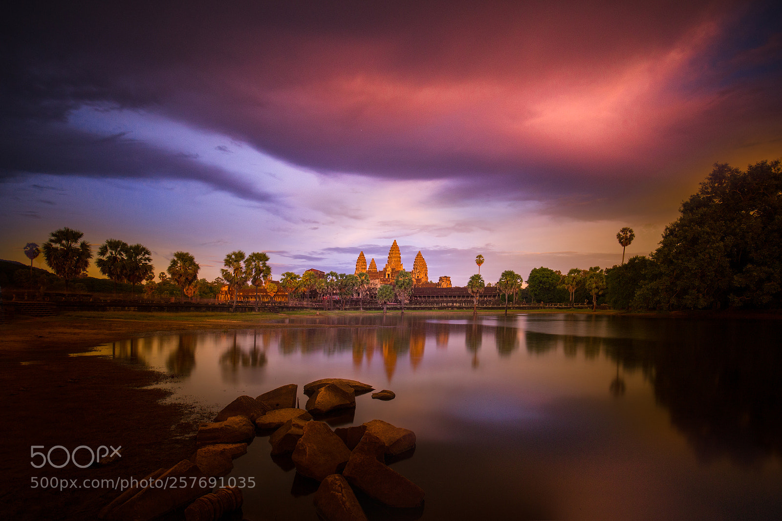 Canon EOS 6D sample photo. Angkor. drama. sky. photography