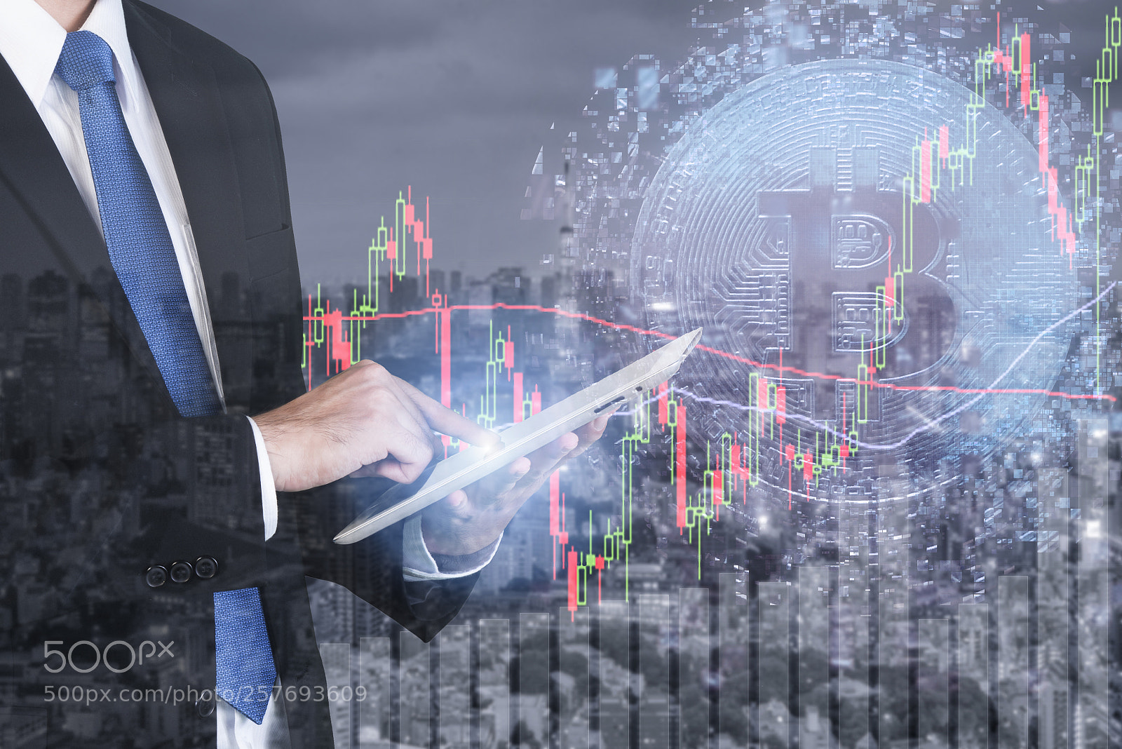Nikon D800 sample photo. Bitcoin trading exchange stock photography