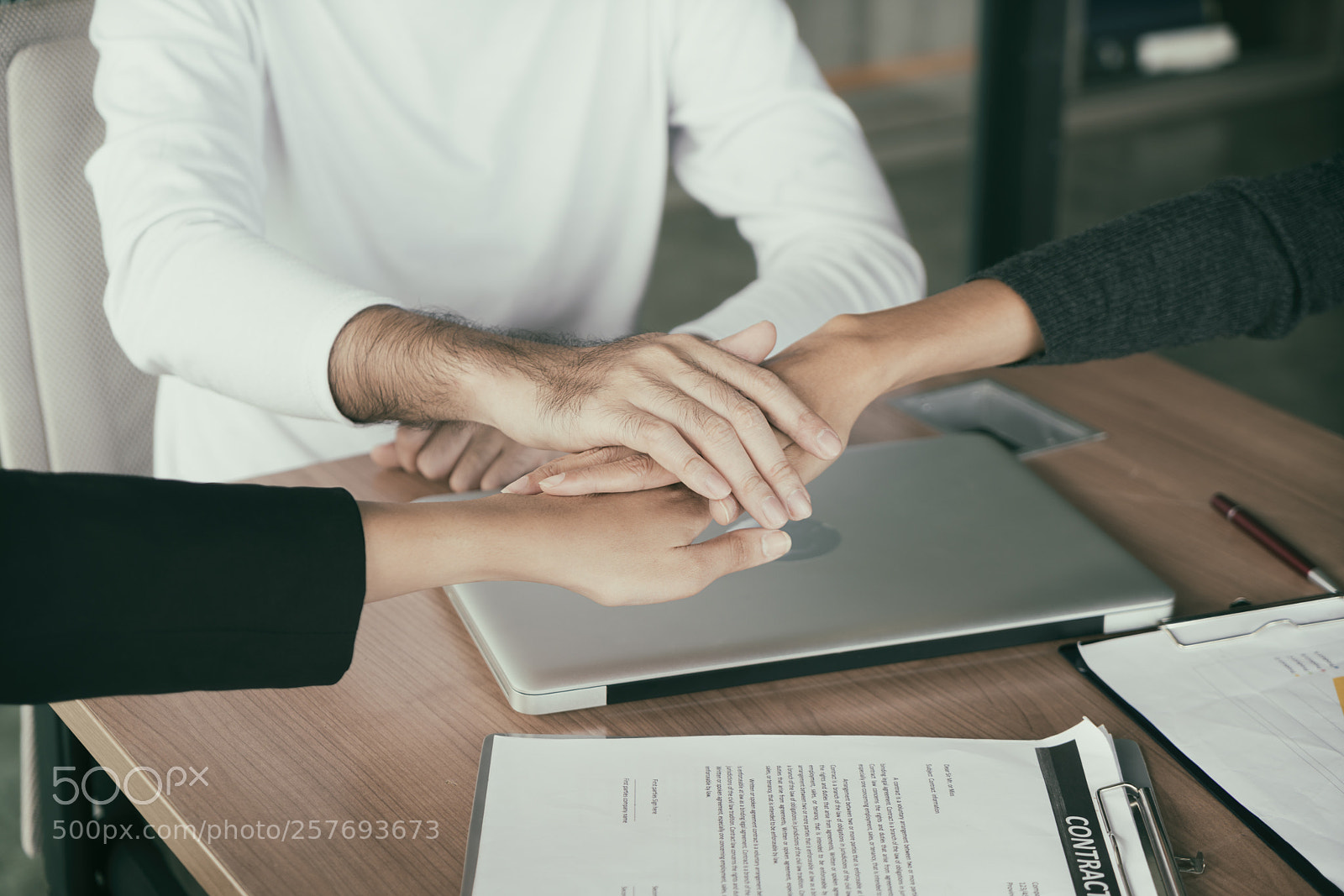 Sony a7R II sample photo. Three business partners team photography