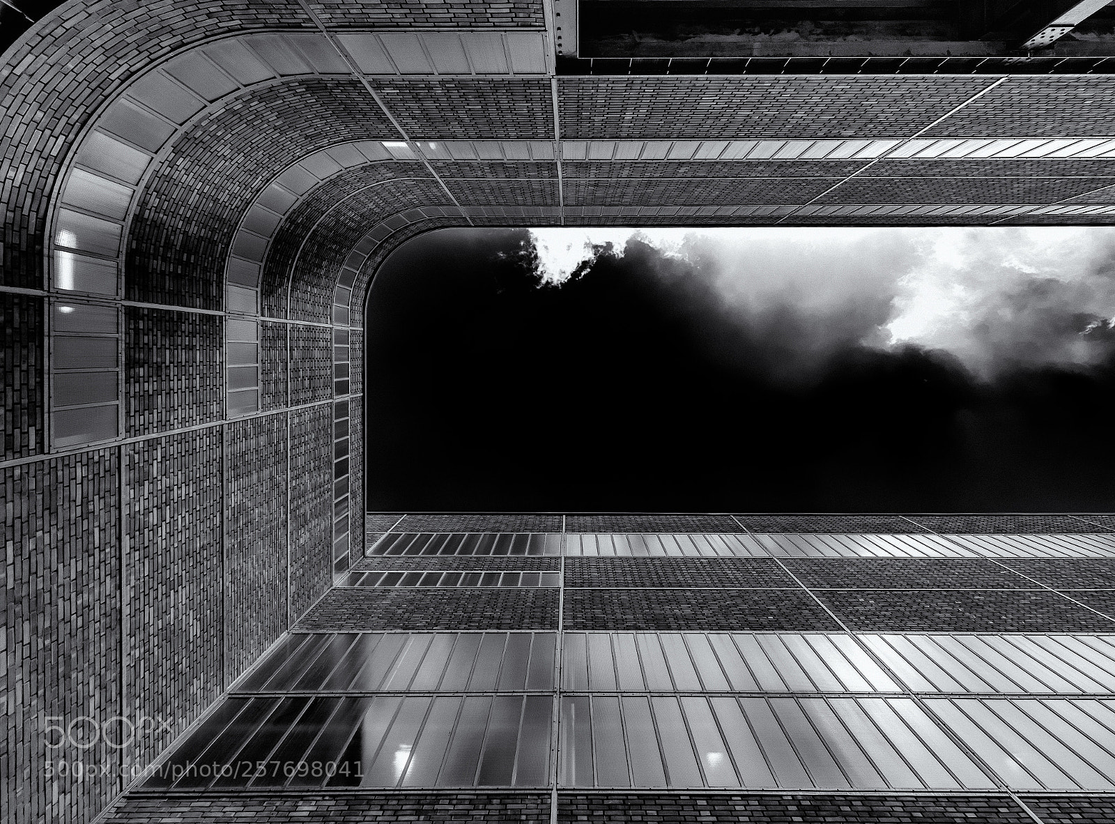 Nikon D810 sample photo. Industrial front in bw photography