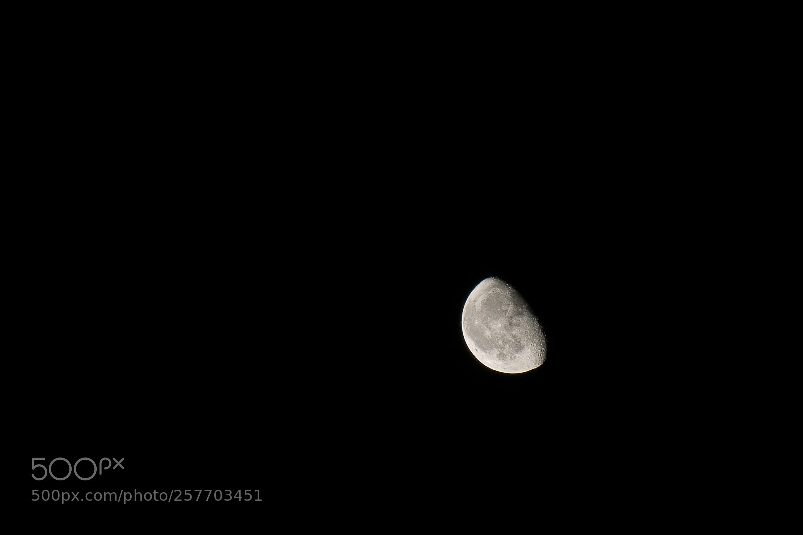 Nikon D5300 sample photo. Moon photography