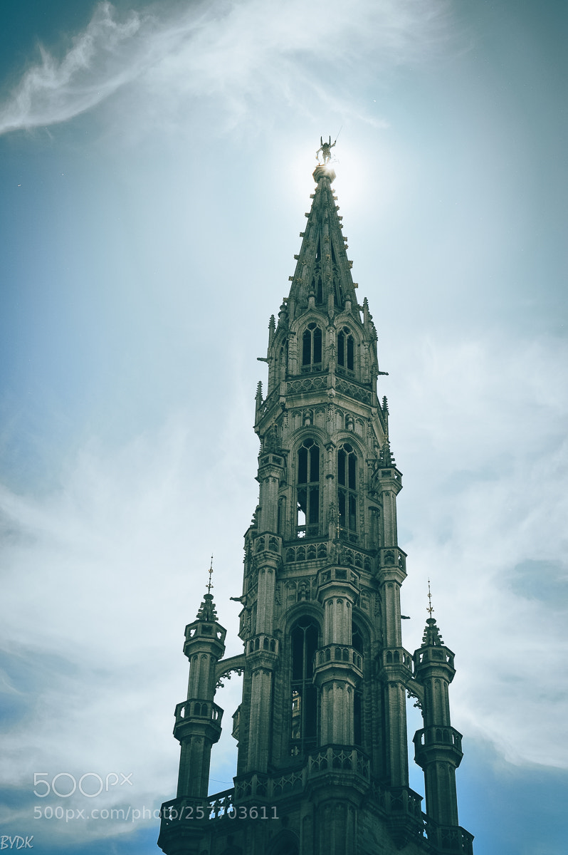 Nikon D700 sample photo. La grand place belgium photography
