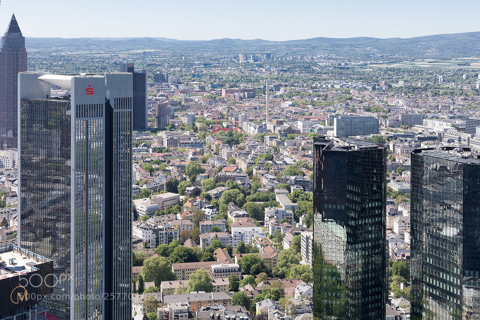 Canon EOS 5D Mark IV sample photo. Frankfurt from sky photography