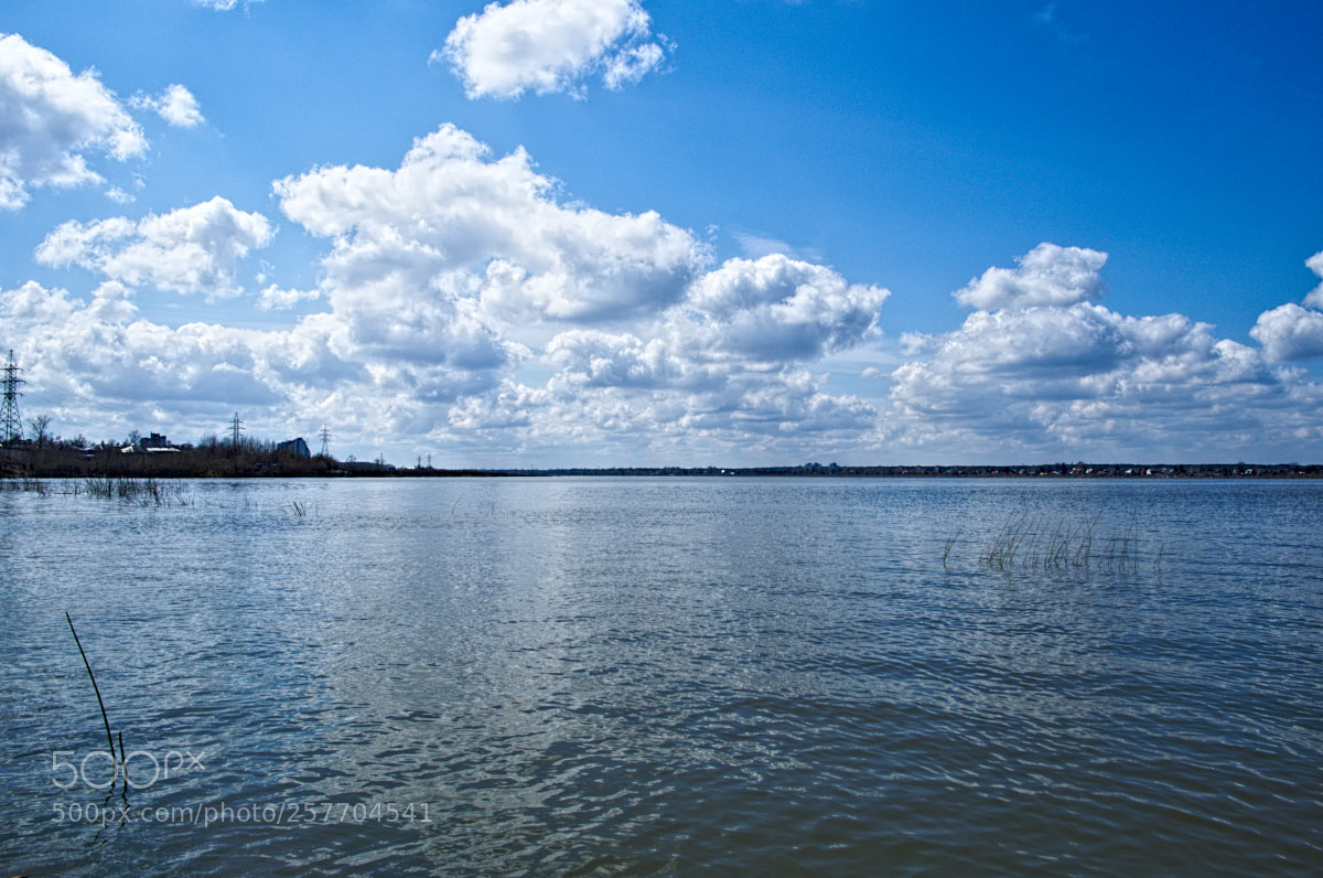 Fujifilm X-E1 sample photo. High water, spring, siberia photography