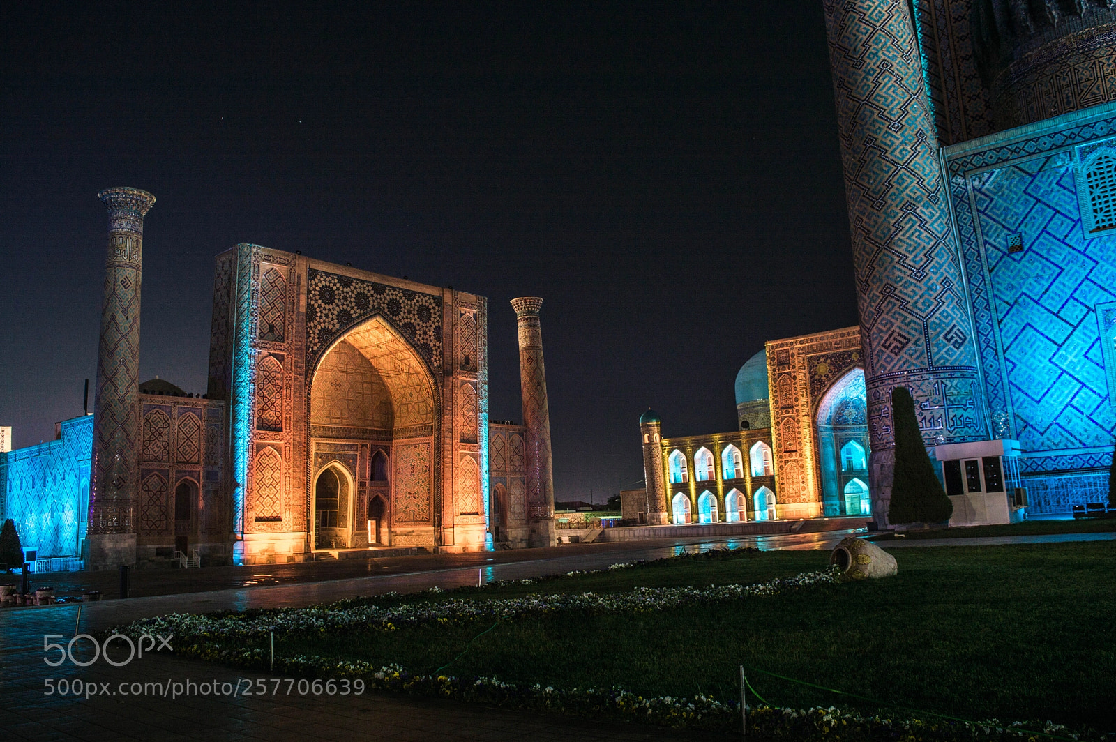 Nikon D3200 sample photo. Registan at night. photography