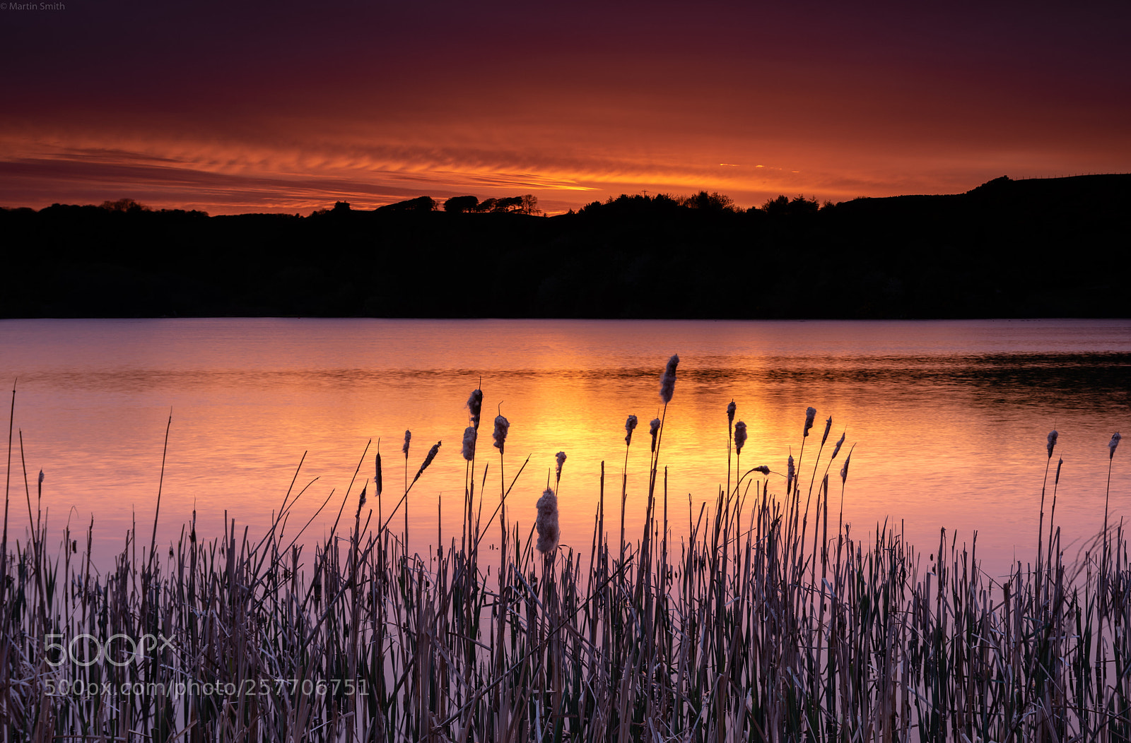 Pentax K-3 II sample photo. Sunset over loch and photography