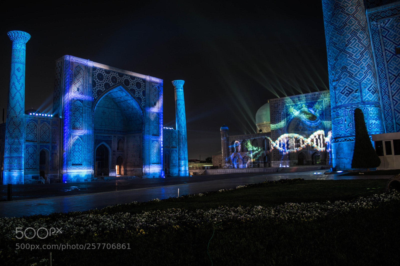 Nikon D3200 sample photo. Registan at night. photography