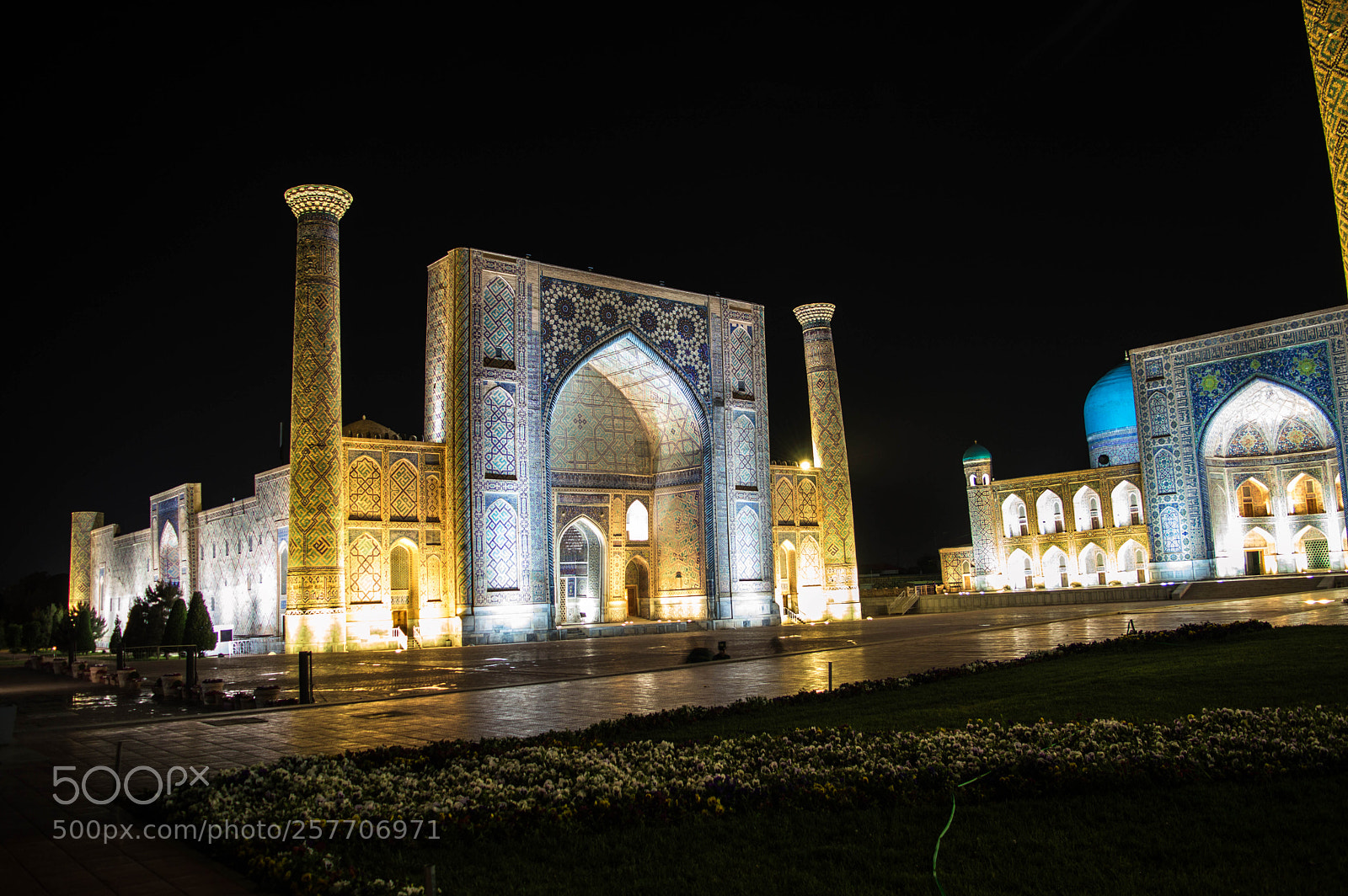 Nikon D3200 sample photo. Registan at night. photography